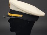 an image of a black and white hat on a mannequin head