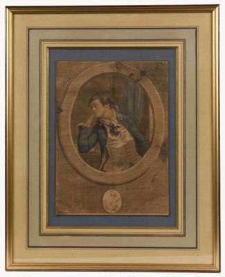 une image représentant un tableau où l'on voit un homme et une femme formant un cercle