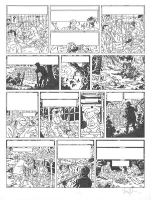 VAN DONGEN né 1966. Blake et Mortimer.