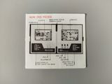 a picture of a box with a diagram of a room and a kitchen