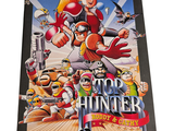 a picture of a video game cover for the nintendo game stop hunter