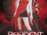 une affiche de cinéma pour Resident Evil