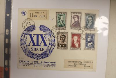 1 enveloppe illustrée Grand format Célébrités du XIXeme (sér…