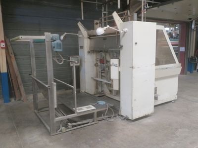 a machine that is sitting inside of a building
