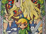 La légende de Zelda et la princesse Zelda en vitrail