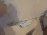 painting of a man with glasses and a hat on his head
