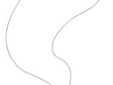 a drawing of a necklace with a silver chain and a pendant on it