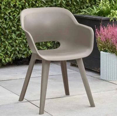 Lot de 2 Chaises d'extérieur Akola - Keter - en Résine Cappu…
