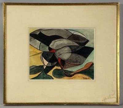 an image of a painting of a bird on a table