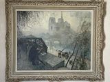 a picture of a painting hanging on the wall