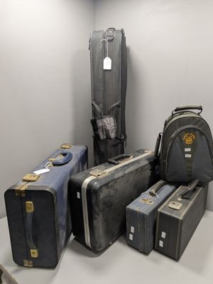 Ensemble de six étuis vide pour clarinette, trombone et autr… - Photo 1