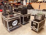 a lot of different types of equipment in a warehouse