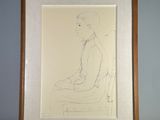 l'image d'un dessin représentant un homme assis sur une chaise