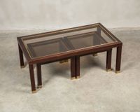 Tables basses gigognes comprenant une table rectangulaire et… (photo 2)