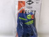 a plastic bag with a pair of shoes in it