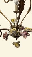 Lustre éclairant par trois bras de lumière en bronze ciselé … (photo 2)