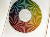 a book with a picture of a color wheel on it