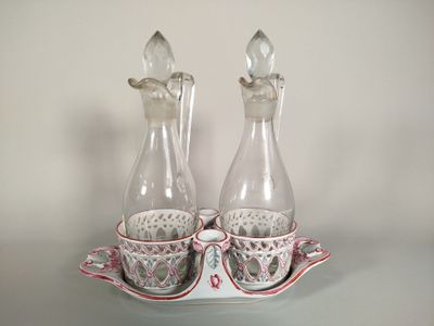 Saint-Clément - Gallé à Nancy : porte-huilier vinaigrier en …