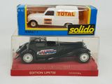 a black and white model of a truck in a box