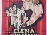 an old movie poster of a woman holding a bunch of cats