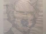 a picture of a drawing of a man in a suit and tie