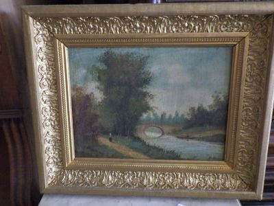 a picture of a picture of a painting hanging on a wall