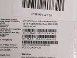 a close up of the back of a cell phone with a barcode on it