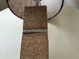 a lamp that is sitting on a table with a lamp on it