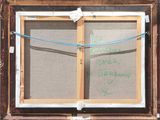 a picture of a picture of a window with writing on it