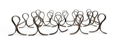 wrought iron wine rack set of eight