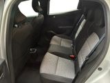 the back seats of a car with a seat belt in a car