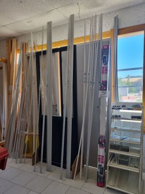 a picture of a room that is being remodeled and ready to be used as a shop