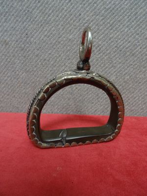Étrier Western En Métal - Vintage Américain - Pour Décoration Ou Collection