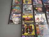 a lot of video games on the table together