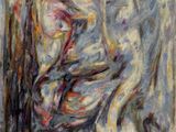 un tableau représentant une femme assise sur une chaise devant une fenêtre