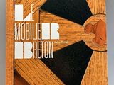 la couverture d'un livre ornée d'un motif en bois