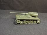 a toy tank that is sitting on a table