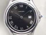 an image of a close up of a wrist watch with roman numerals