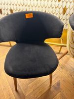 2 Fauteuils CASUAL DIXIE, noir/beige/doré, petits accrocs (photo 5)