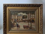 a picture of a picture of a painting on the wall
