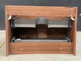 an image of a wooden cabinet with two drawers