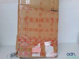 a cardboard box sitting on top of a table