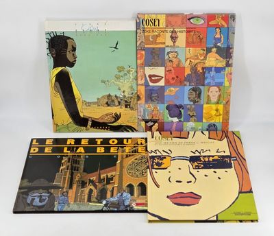 trois livres posés sur une surface blanche, dont la couverture représente le visage d'une femme et celui d'un homme