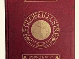 a red book with a gold emblem on it