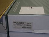 a box with a number on it sitting on a table
