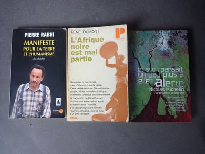3 volumes poches, dont René Dumont, Pierre Rahbi et Nicolas …