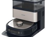 a close up of a coffee machine on a white background