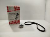 a close up of a box and belt on a table