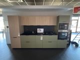 a picture of a kitchen with a lot of counter space