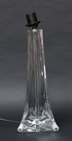 SAINT LOUIS - Pied de lampe en cristal de forme triangulaire… (photo 3)